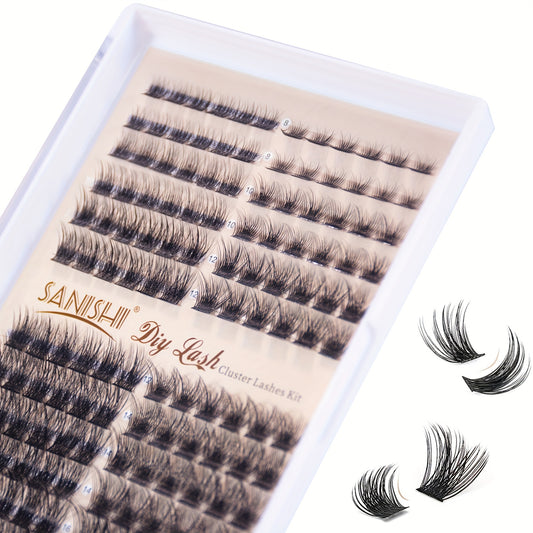 144pcs DIY Grafting Eyelashes Natural Thick False Eyelashes
