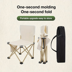 Portable Backrest Folding Chair for Outdoor Camping Fishing