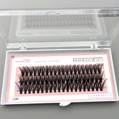 60 Cluster Lashes 30D C Curl 10 12 14 16mm Individual Lash Extensions