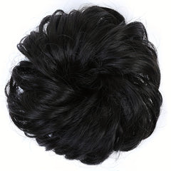 Wavy Curls Chignon Hair Piece for Women's Daily Wear