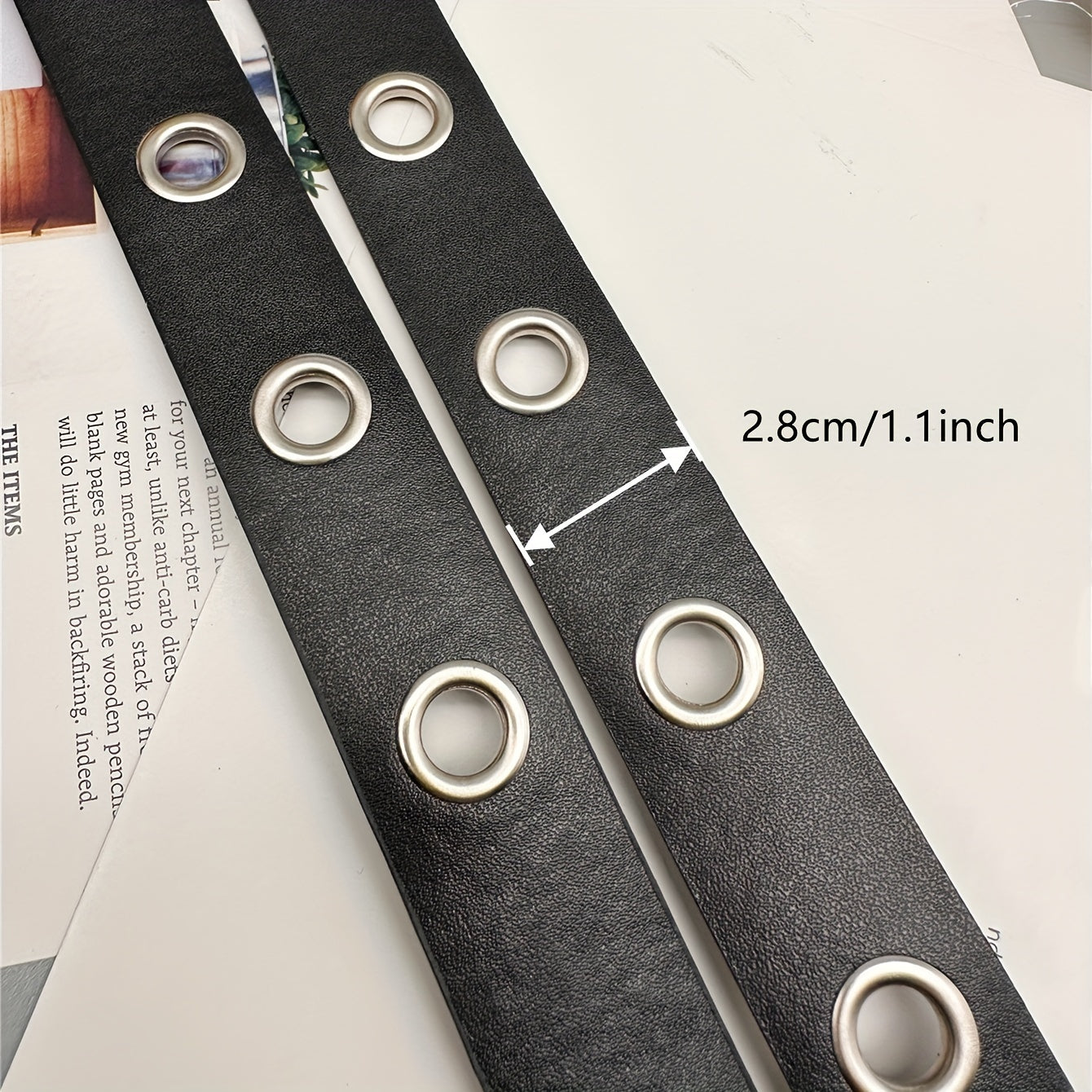 Adjustable Full Hole Waist Belt for Men and Women
