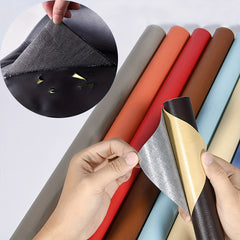 Multicolored Leather Repair Patch Self Adhesive 24x30cm