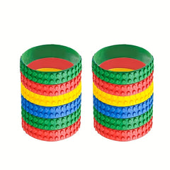 30pcs Colorful Elastic Rubber Silicone Wristbands Gift Bag Filling