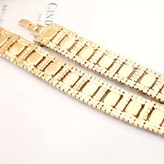Square Artificial Diamond Gemstone Bracelet
