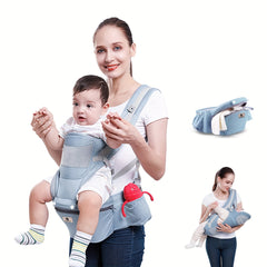 Breathable Baby Carrier 6 In 1 Ergonomic Hip Seat