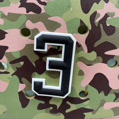 Silicone Number Bag Decor For Tote Bags