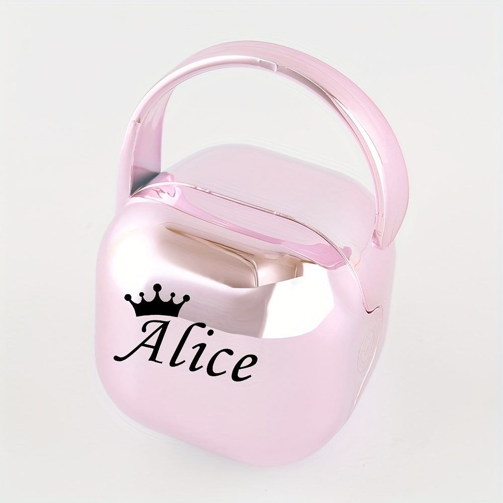 Personalized Pacifier Storage Box Custom Name Holder