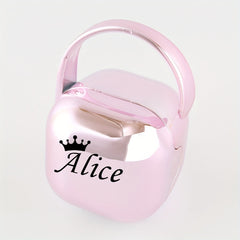 Personalized Pacifier Storage Box Custom Name Holder