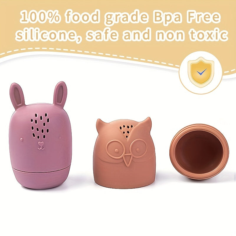 Eco Friendly Animal Bath Toy Set for Kids