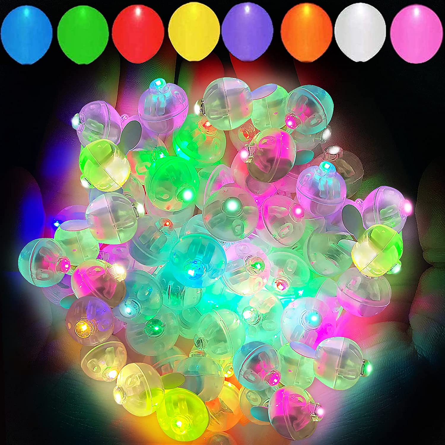 20PCS 9 Balloon Lights LED Flash Lamps Festive Decoration
