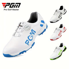 PGM Men's Spiked Golf Shoes Breathable Non Slip