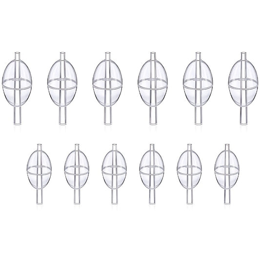 10pcs Fishing Slip Cast Spin Floats Fly Fishing Floats Clear Bobbers