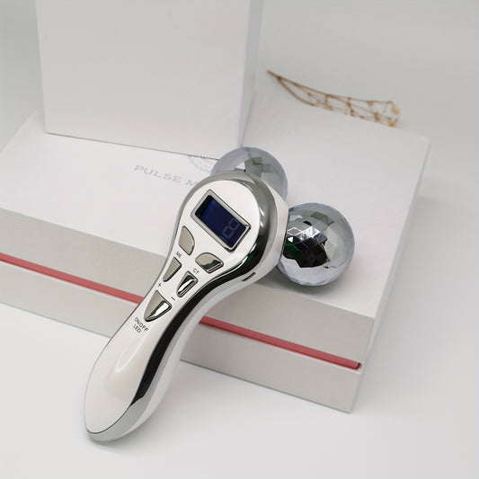 3D Microcurrent Roller for Face Lift and Lymphatic Drainage