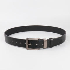 Men's Square Alloy Needle Buckle PU Belt