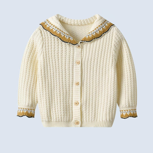Baby Knitted Sweater Cardigan Blouse in Various Colors