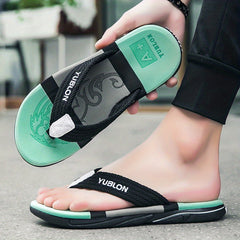 Men's Thong Sandals Non Slip Flip Flops Toe Post Slides Sandals
