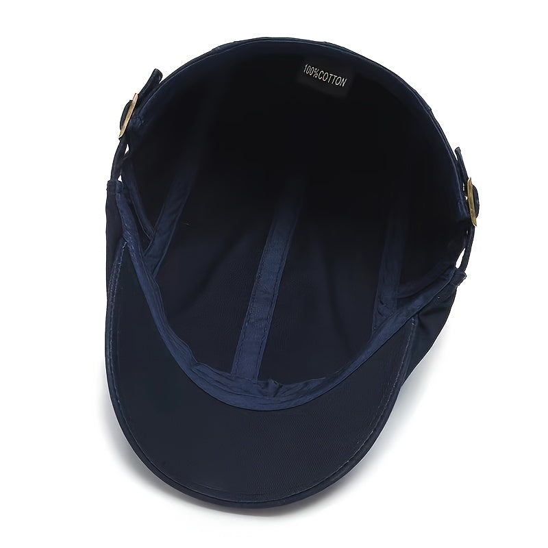 Casual Classic Retro Couple Hat Streetwear Solid Unisex