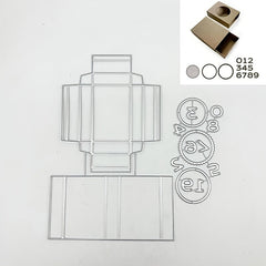 1pc Box Mold DIY Metal Embossing Scrapbooking Cutting Mold