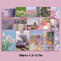 20 Spring Nature Scenery Cards for Postcards & Decor