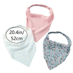 3pcs Summer Floral Headband Head Scarf Hair Accessories for Baby Girls