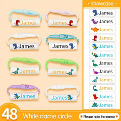 Dinosaur Style Name Ring Buckle Customized Waterproof Lanyard Buckle