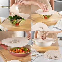 Leak-proof Silicone Pot Cover Kitchen Utensil