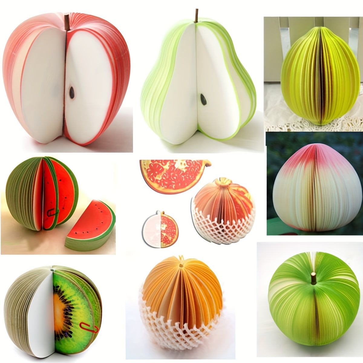 125-Sheet Creative Fruit Sticky Notes