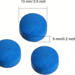 Billiard Pool Cue Tips Replacement Kit with Storage Box