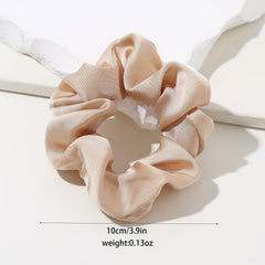 6pcs Silk Scrunchie Hair Tie Vintage Ponytail Holder