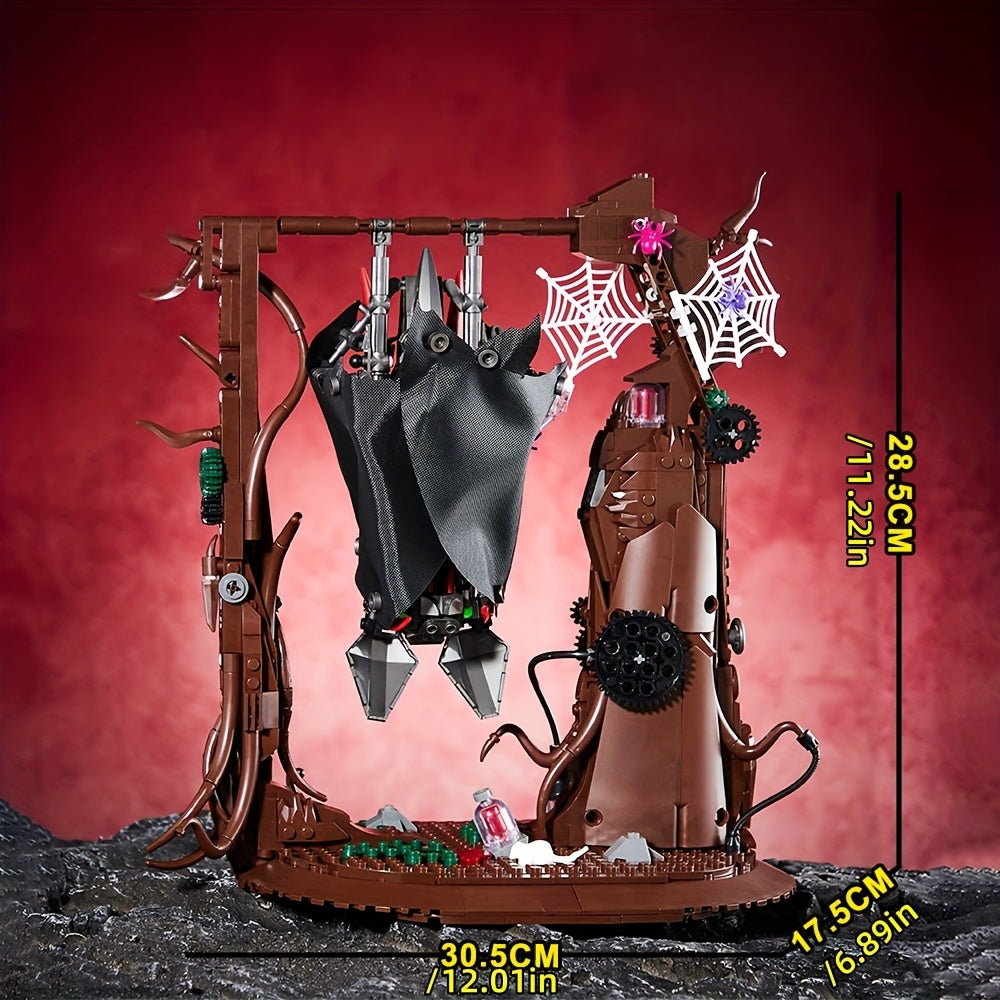 Creative Bat Building Blocks with Glow in the Dark Eyes Toy