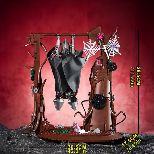 Creative Bat Building Blocks with Glow in the Dark Eyes Toy