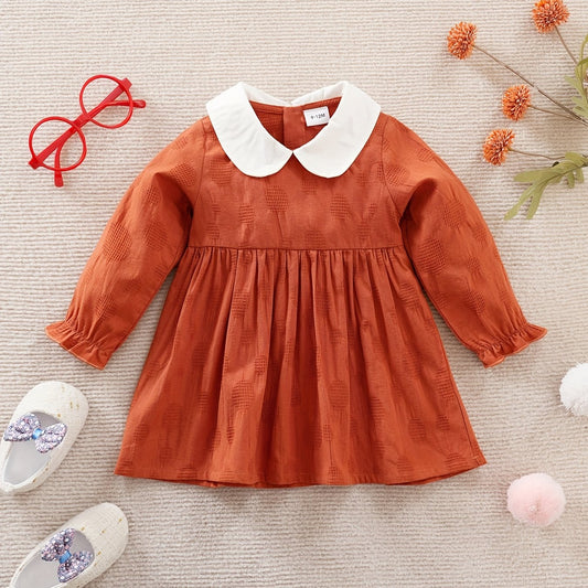 Long Sleeve Baby Girls Dress Casual Spring And Autumn Clothes