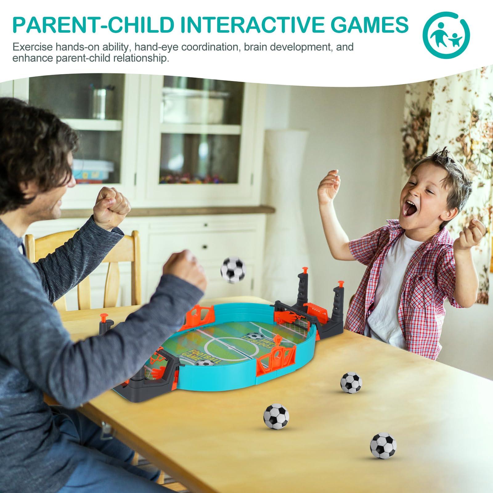 Tabletop Football Game with 6 Mini Footballs