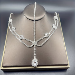 Crystal Pendant Head Chain Bridal Wedding Hair Accessories
