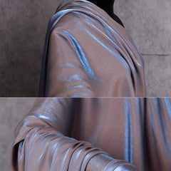 Glass Silk Gradient Fabric Pleated Anti Wrinkle Smooth Silky Pants Skirt Fabric