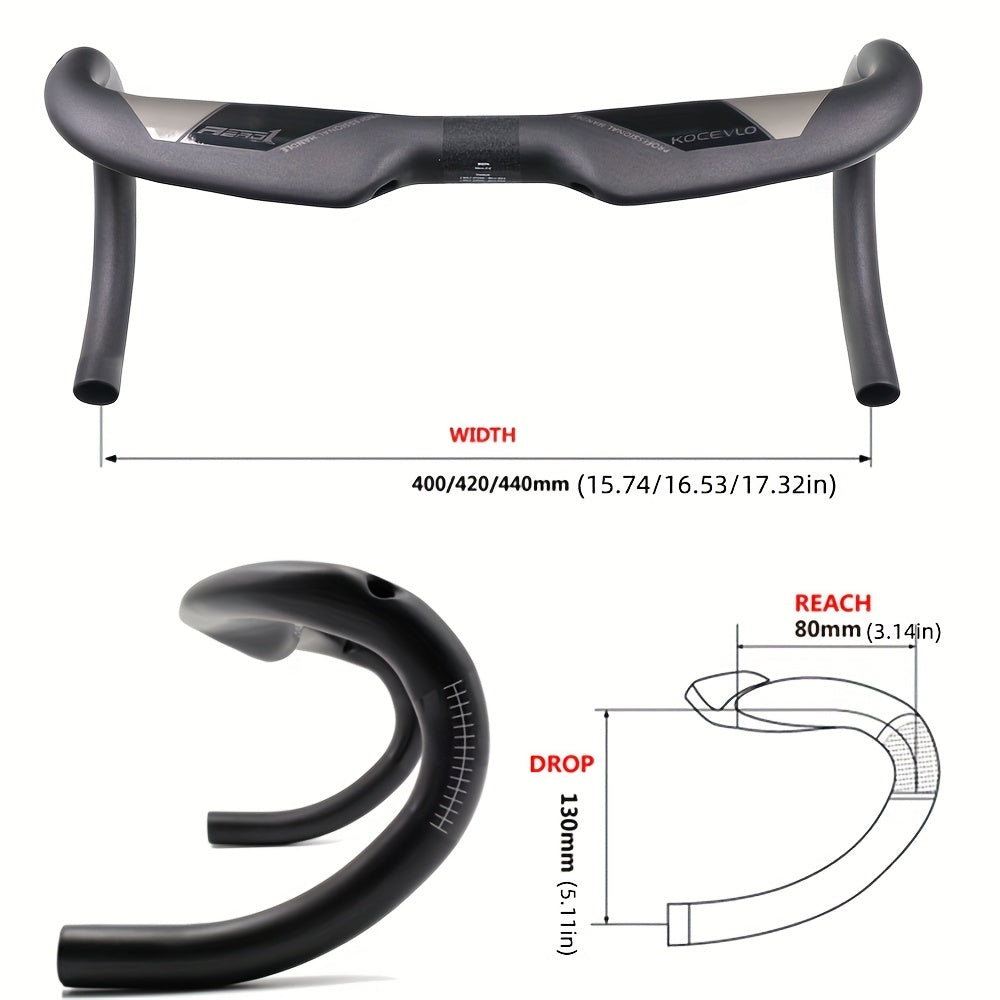 Full Carbon Fiber Mountain Bike Handlebar - Comfortable Road Bike Accessories
