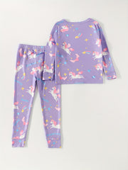 Girls Unicorn Pajamas Set, Perfect for Autumn & Spring