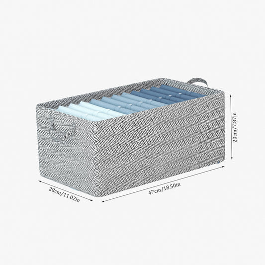 Large Capacity Storage Basket with High Handle Non-woven Fabric Storage Box