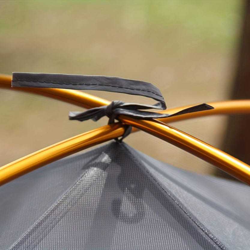 Waterproof Camping Tent with Ripstop Polyester & Aluminum Poles