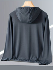 Men's Sun Protection Hooded Jacket for Outdoor Activities