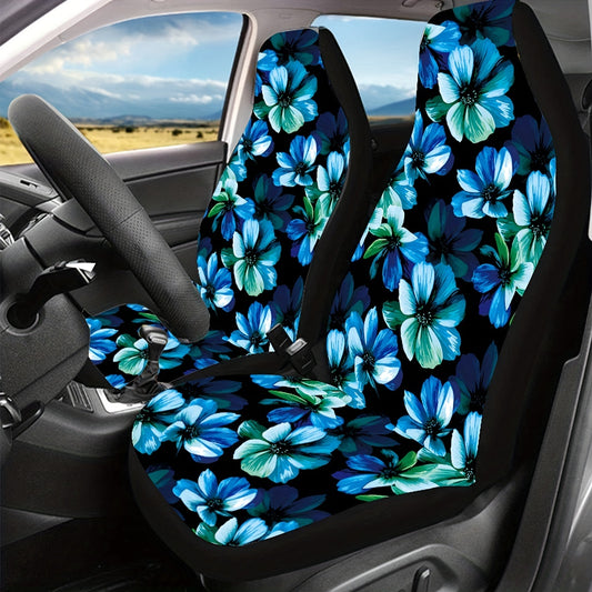 Flower Print Car Seat Cover