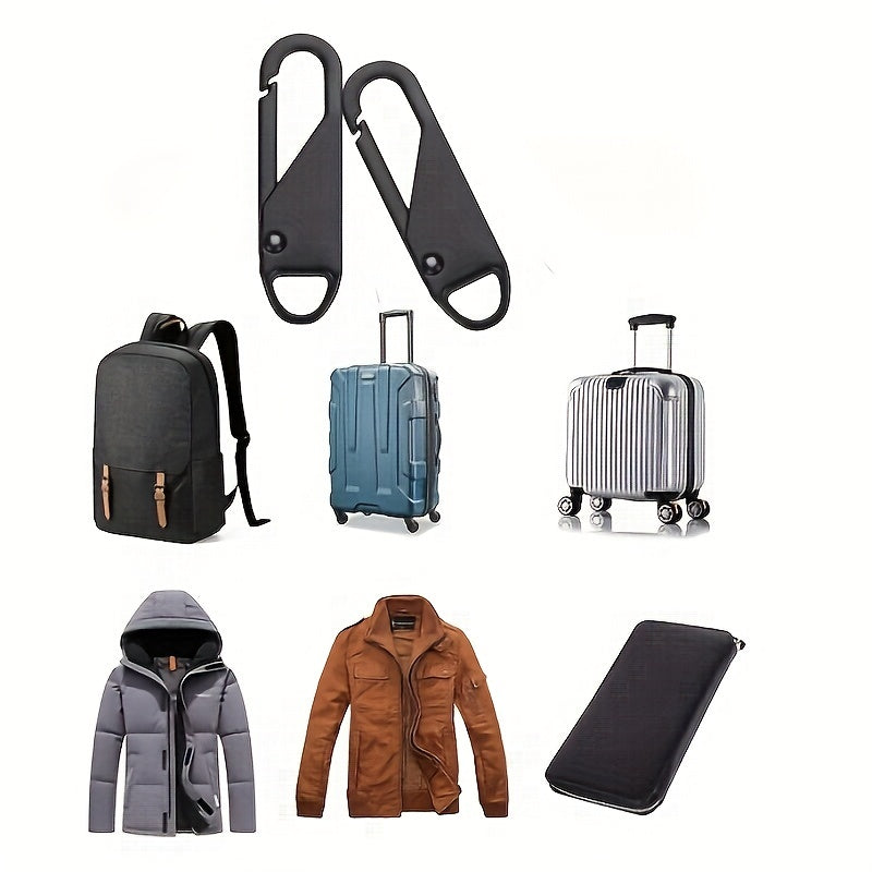 10pcs Zipper Puller Replacement Parts for Luggage School Bag Repair Kit