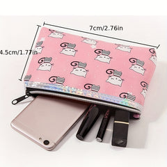 2PCS Cartoon Makeup Pouch Toiletry Organizer