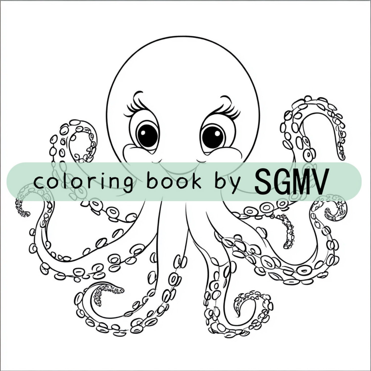 LSH Upgraded Deluxe Edition Thickened Paper 22 Pages Ocean Coloring Book