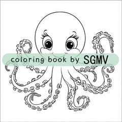 LSH Upgraded Deluxe Edition Thickened Paper 22 Pages Ocean Coloring Book