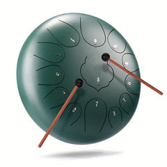 25cm Steel Tongue Drum 11 Tones with Bag, Book, Mallets