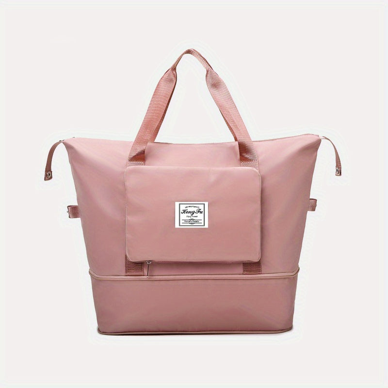 Large Capacity Duffle Bag Zipper Luggage Handbag Foldable Travel Storage