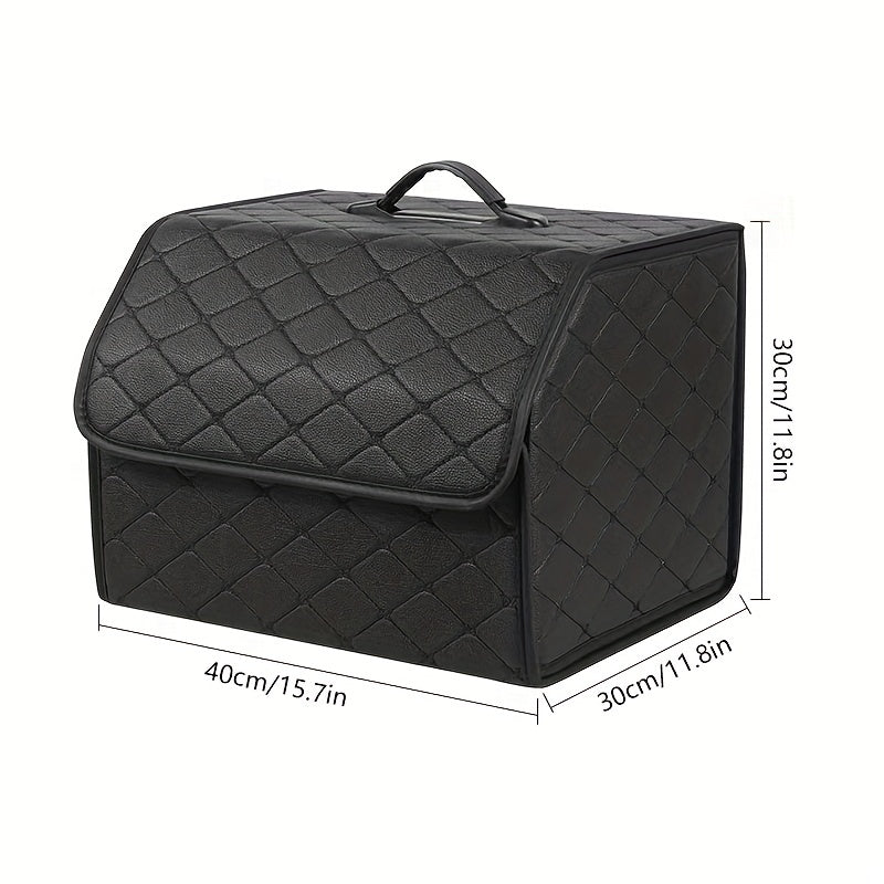 Car Trunk Organizer Storage Box Collapsible Auto Cargo Storage Container
