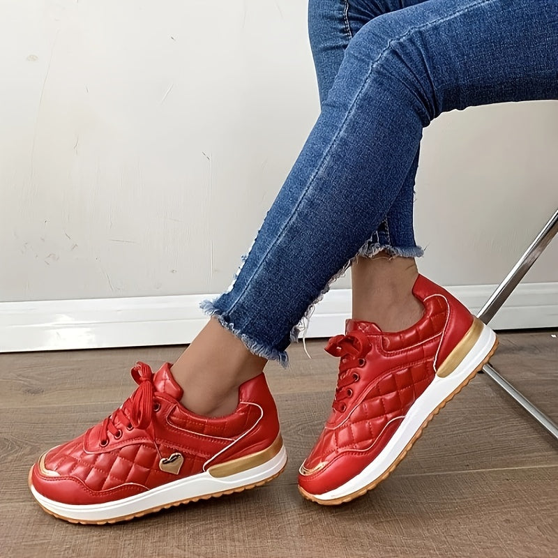 Women's Lightweight Chunky Sneakers Versatile Comfortable Non slip Sports Shoes