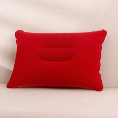 Flocked Inflatable Pillow for Hiking Camping Traveling